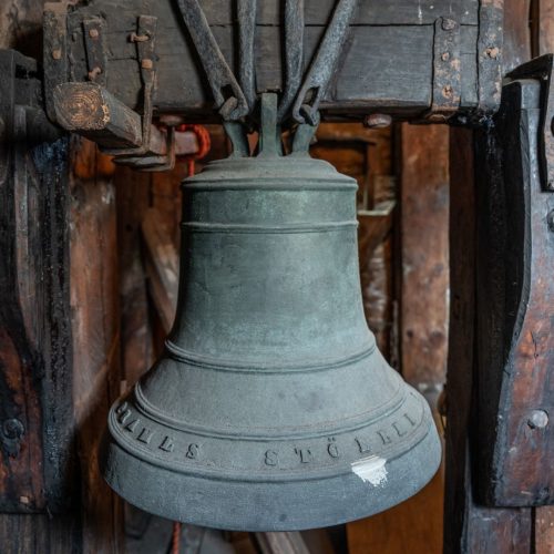 Church bell at St. Jørgen's Hospital. Photo: Bergen City Museum.