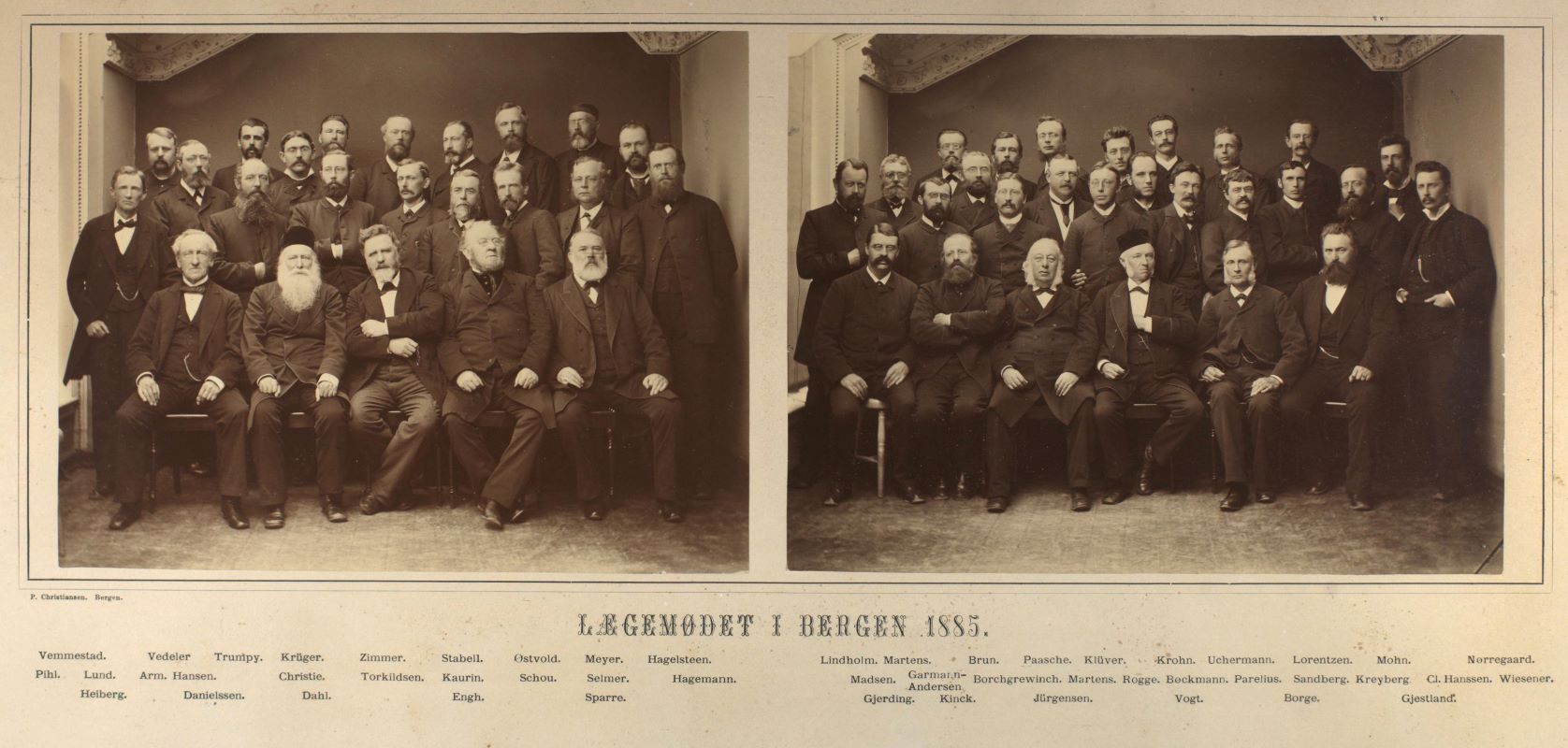 Fra legemøtet i Bergen i 1885.
